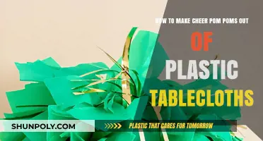 Craft Cheer Pom Poms Using Plastic Tablecloths: Easy DIY Guide