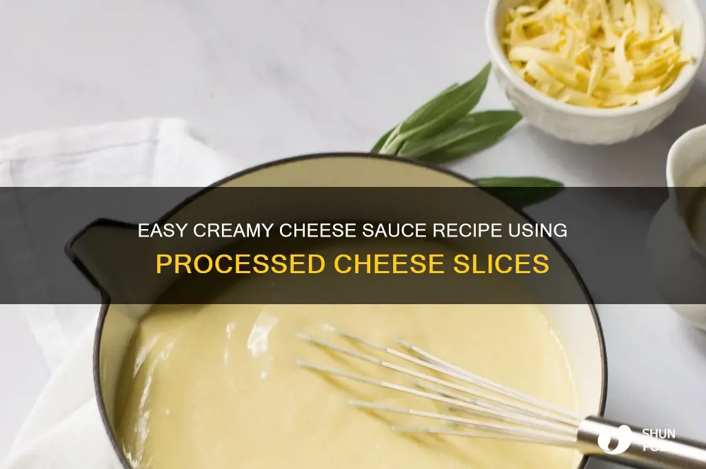 how to make cheese sauce with plastic cheese