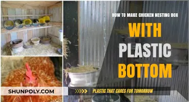 DIY Chicken Nesting Box: Easy Plastic Bottom Design Guide