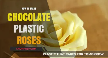 Crafting Edible Art: A Guide to Making Chocolate Plastic Roses