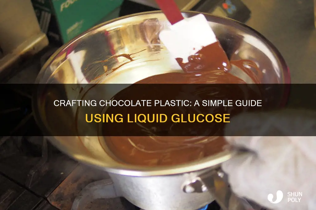 how to make chocolate plastic with liquid glucose