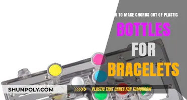 Crafting Eco-Friendly Bracelet Chords from Recycled Plastic Bottles
