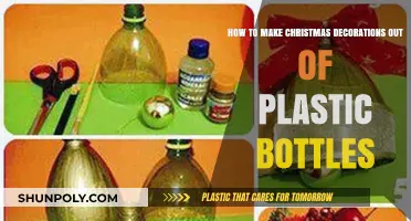 Eco-Friendly Christmas: Crafting Festive Decorations from Plastic Bottles