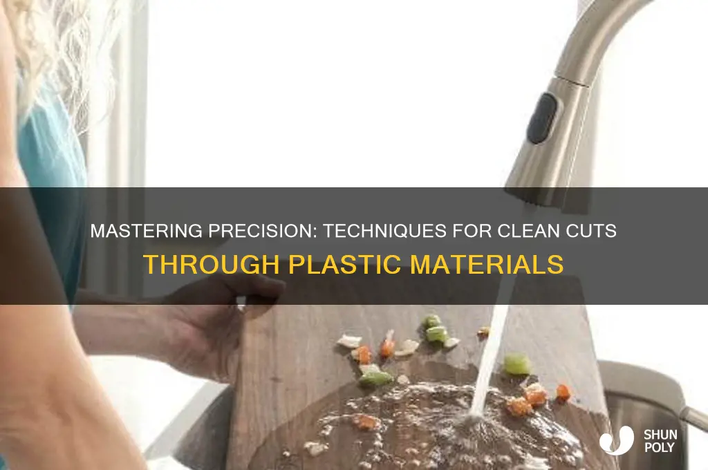 how to make clean cuts through plastic