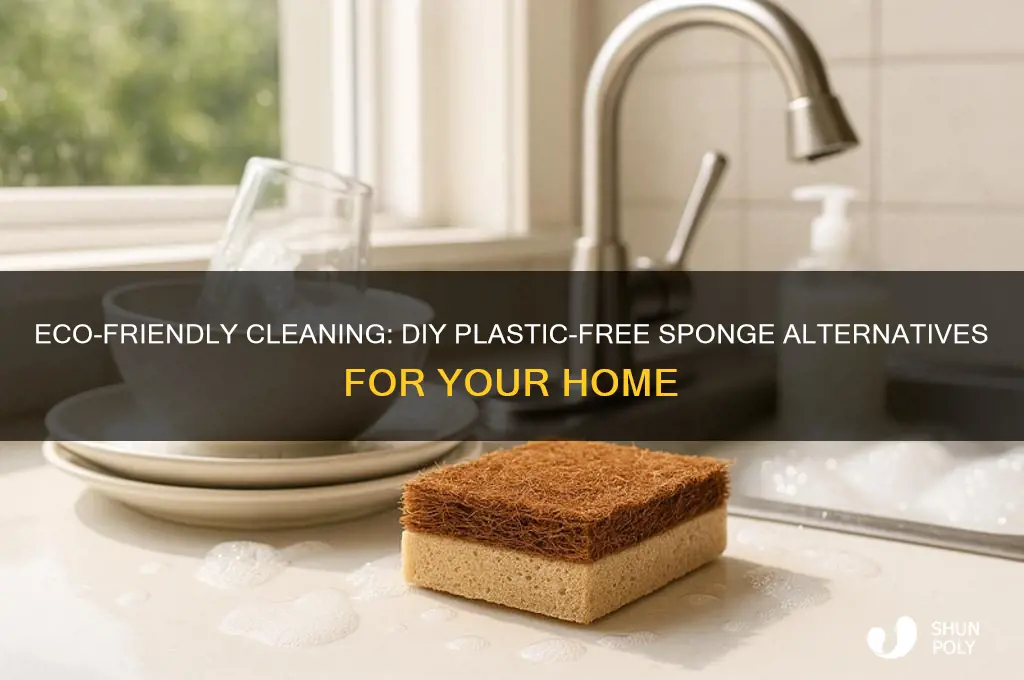 how to make cleaning sponge without plastic