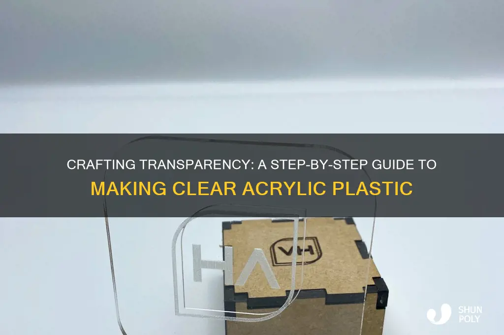 how to make clear acrylic plastic