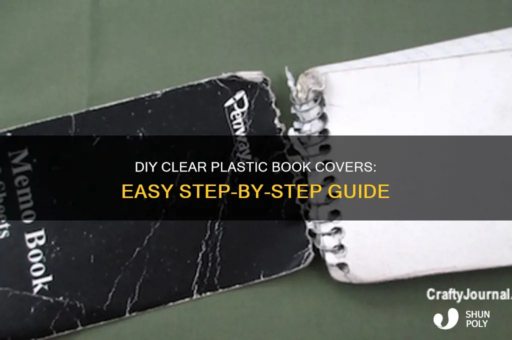 how to make clear plastic book covers