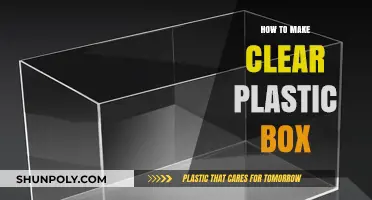 Crafting Clear Plastic Boxes: A Simple DIY Guide for Beginners