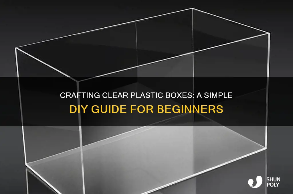 how to make clear plastic box