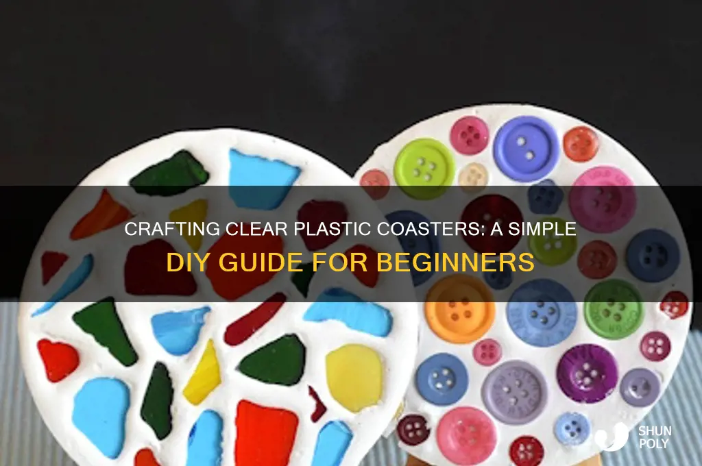 how to make clear plastic coasters
