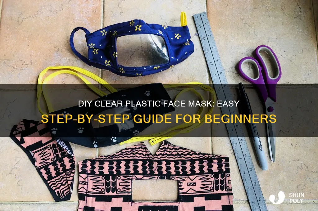 how to make clear plastic face mask