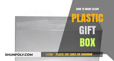Crafting Clear Plastic Gift Boxes: A Simple DIY Guide
