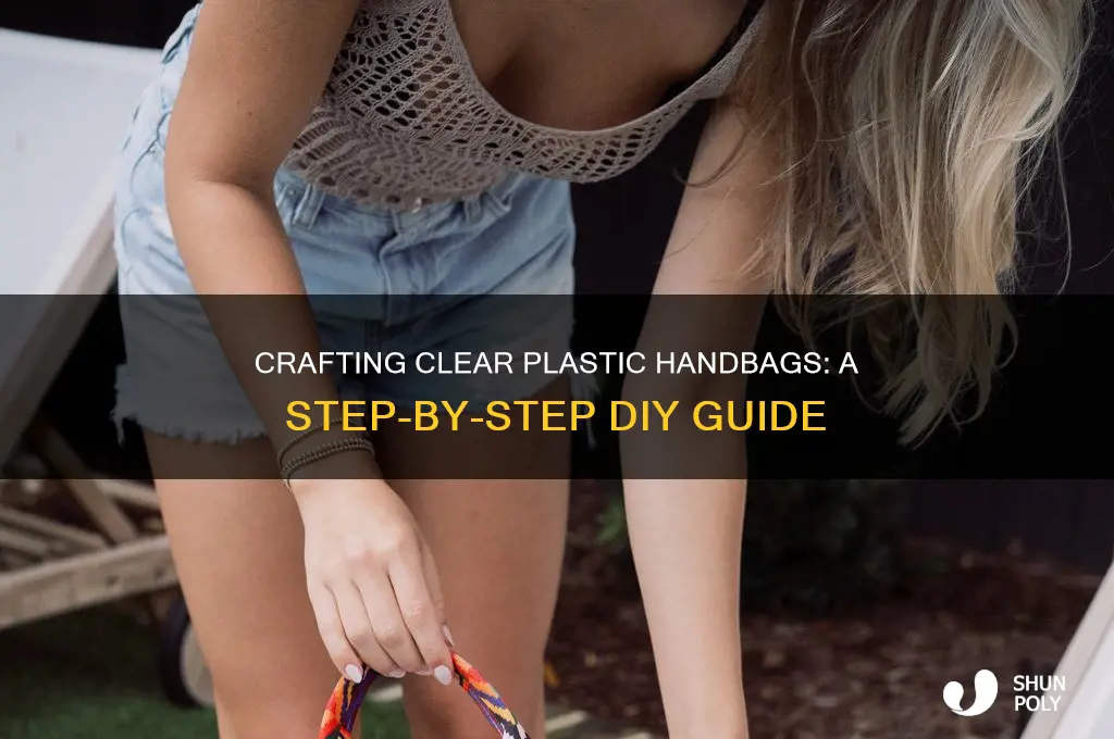 how to make clear plastic handbags