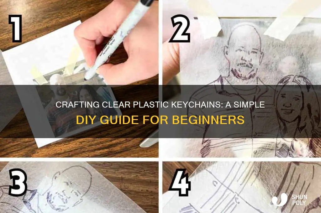 how to make clear plastic keychains