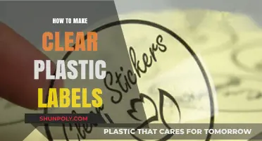 DIY Clear Plastic Labels: Easy Steps for Professional Results