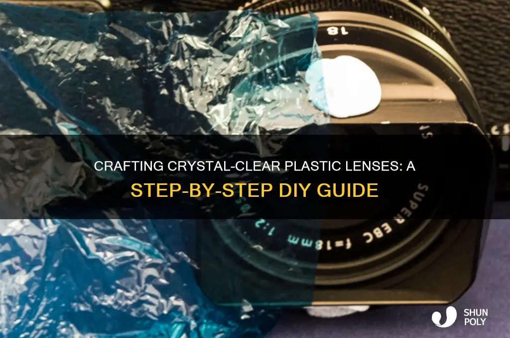 how to make clear plastic lenses