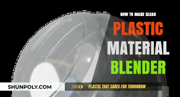 Crafting Clear Plastic: A Simple Blender Technique Guide