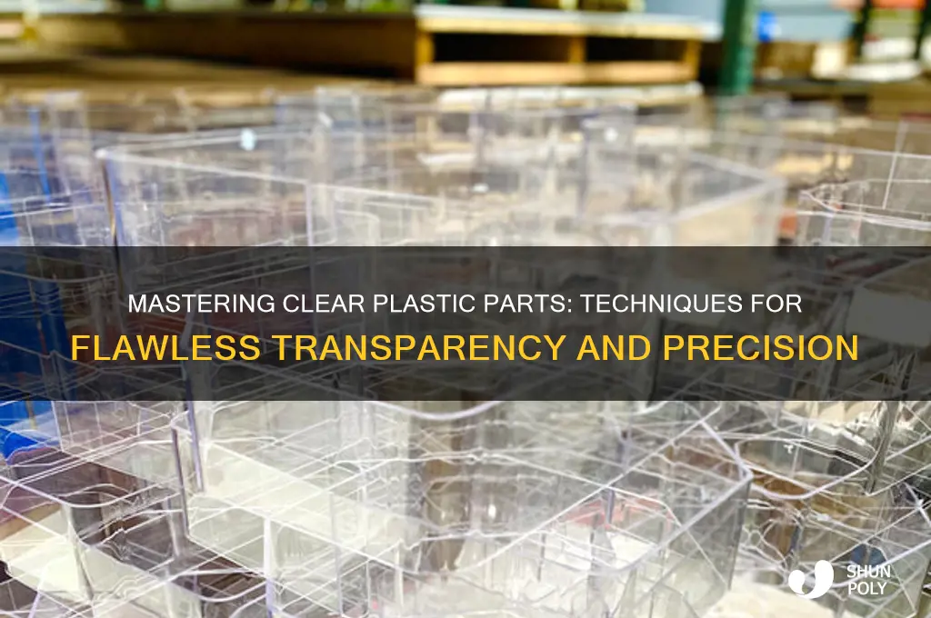 how to make clear plastic parts