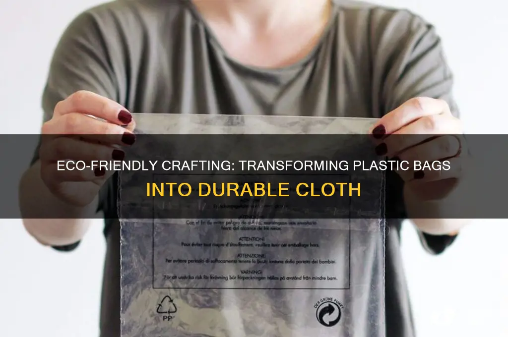 how to make cloth from plastic bags