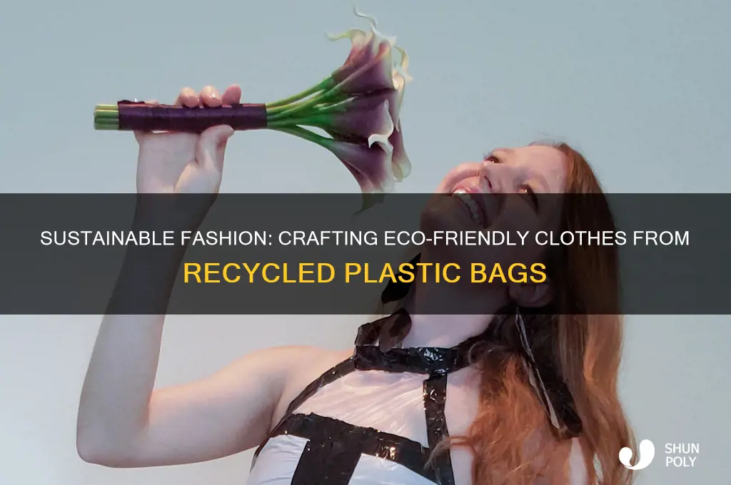 how to make clothes out of recycled plastic bags