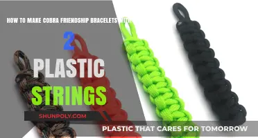 Crafting Cobra Friendship Bracelets: Easy 2-String Plastic Tutorial