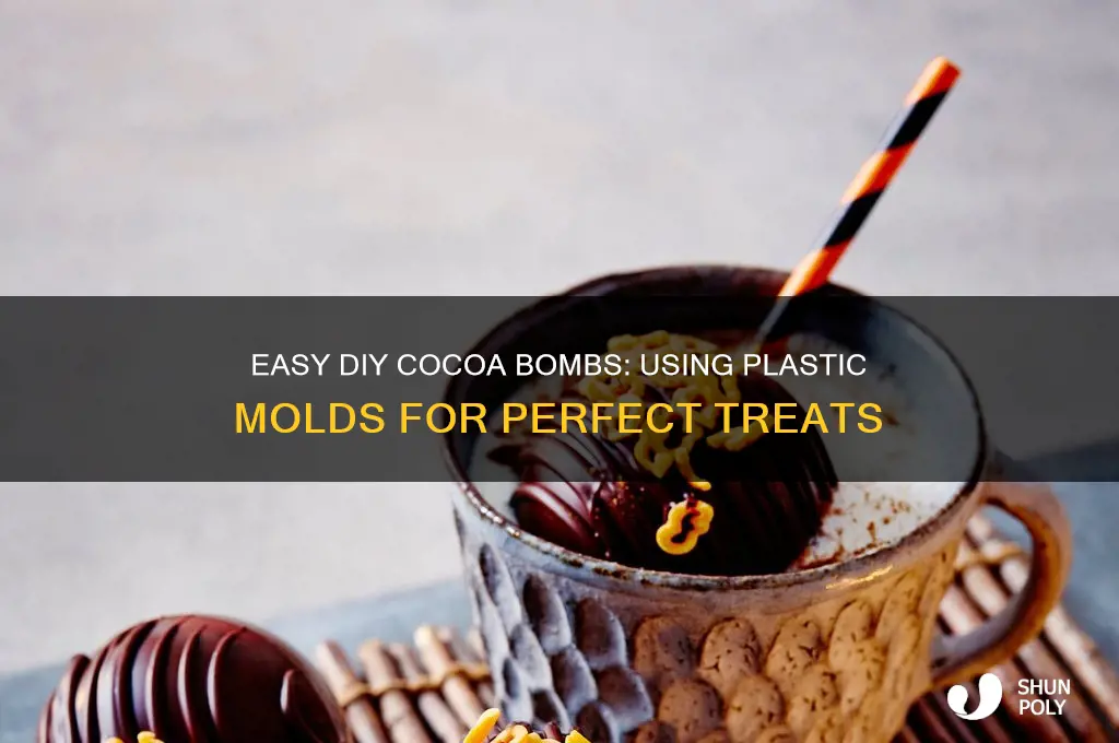 how to make cocoa bombs with plastic molds