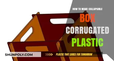 DIY Collapsible Box: Crafting with Corrugated Plastic Made Easy