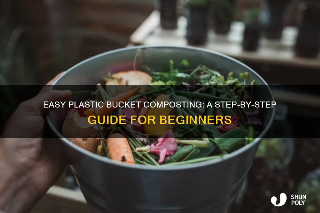 how to make compost in plastic bucket