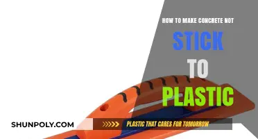 Preventing Concrete Adhesion: Tips to Keep Plastic Surfaces Clean