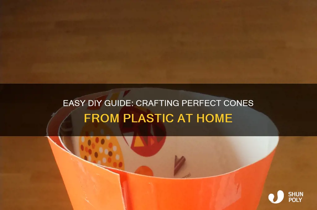how to make cone with plastic