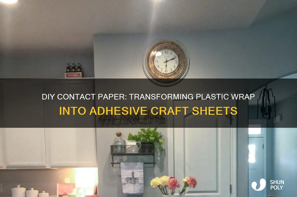 how to make contact paper out of plastic rap