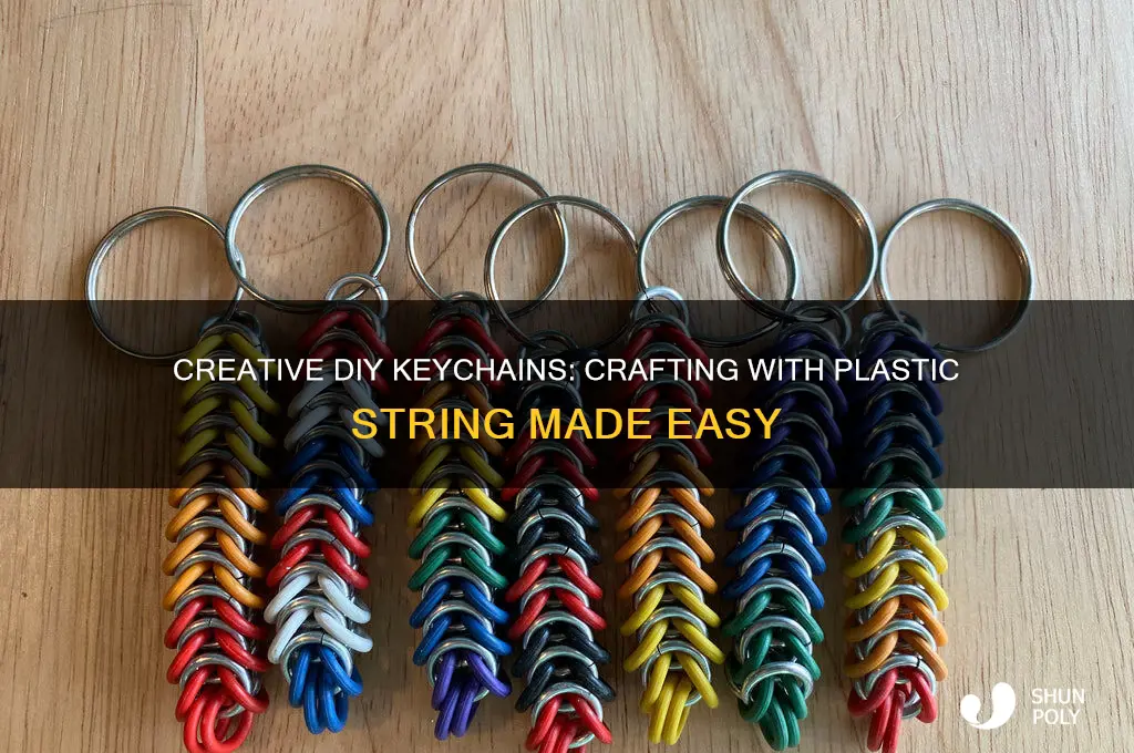 how to make cool keychains with plastic string