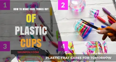 Creative DIY Projects: Transforming Plastic Cups into Cool Crafts