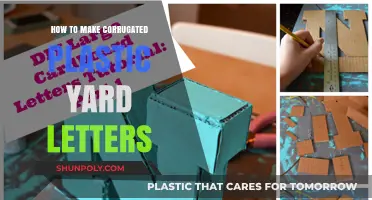 DIY Corrugated Plastic Yard Letters: Easy Step-by-Step Guide