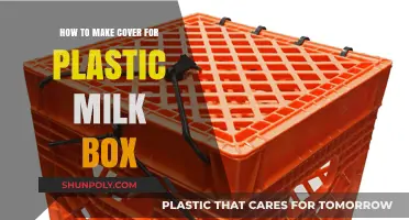 DIY Milk Box Makeover: Crafting a Stylish Cover for Plastic Containers