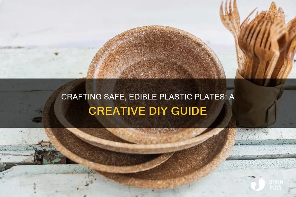 how to make craft plates plastic suitable for eating