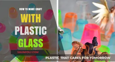 Creative DIY Ideas: Transforming Plastic Glasses into Fun Crafts