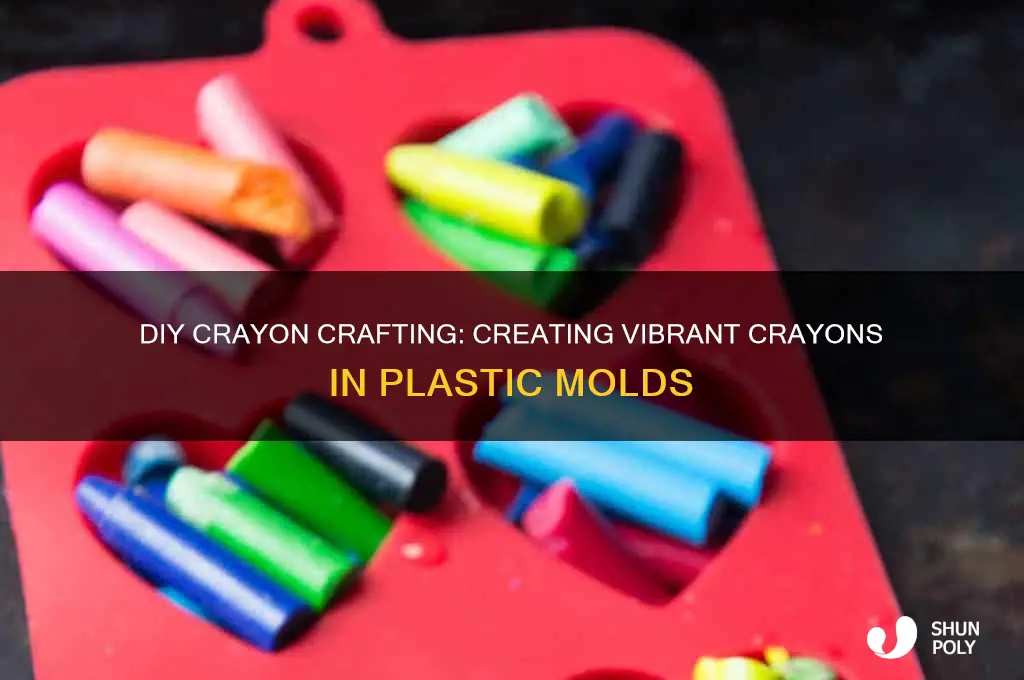 how to make crayons in plastic molds