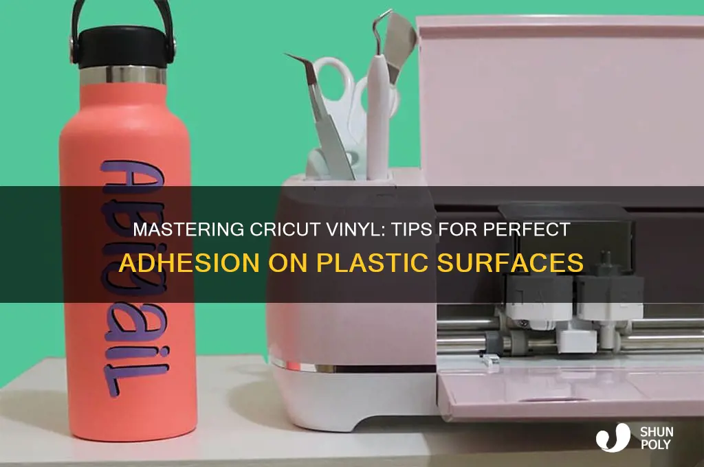 how to make cricut vinyl stick to plastic