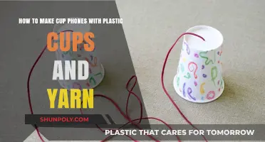 DIY Cup Phones: Crafting Fun Communication with Plastic Cups and Yarn