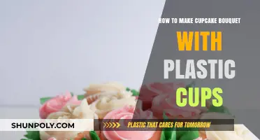 Creative Cupcake Bouquet: Easy DIY with Plastic Cups Guide