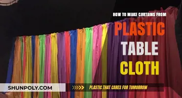 DIY Eco-Friendly Curtains: Crafting with Plastic Tablecloths