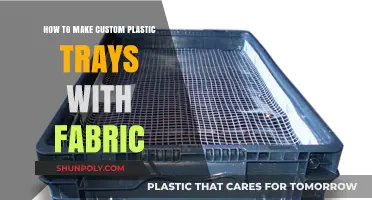 DIY Custom Plastic Trays: Fabric-Covered Storage Solutions Made Easy
