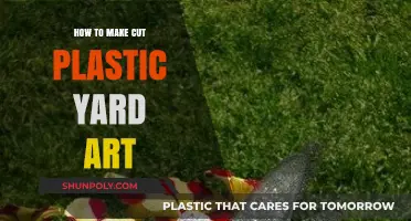 Creative DIY Guide: Crafting Unique Cut Plastic Yard Art Decor