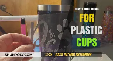DIY Decals for Plastic Cups: Easy Customization Guide