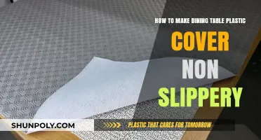 Prevent Slippery Dining Table Plastic Covers: Simple Tips for a Secure Fit