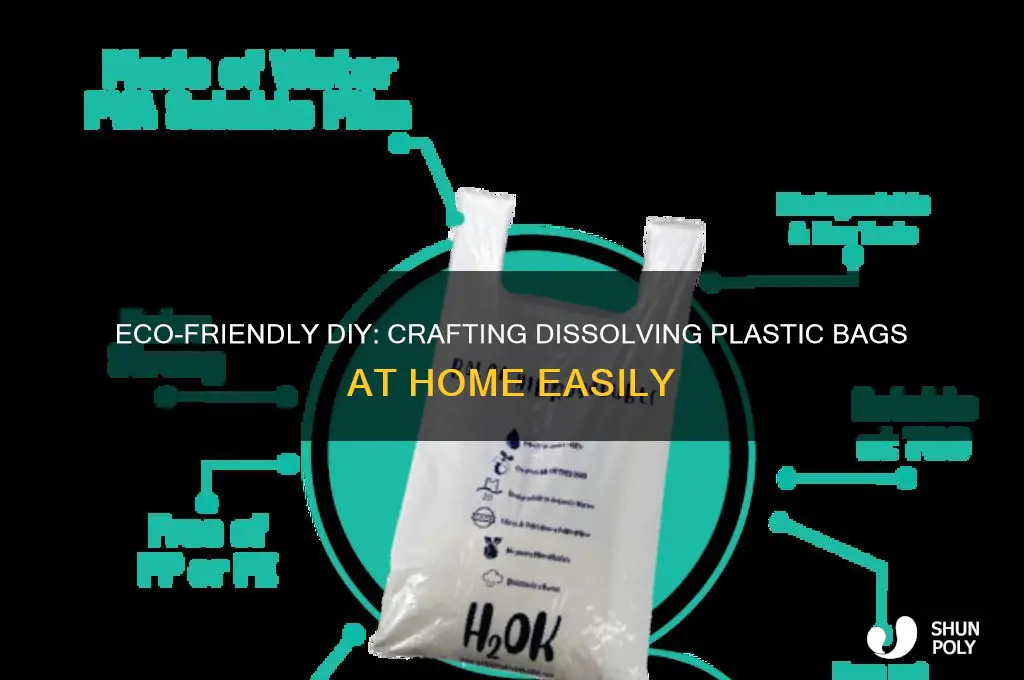 how to make dissolving plastic bag