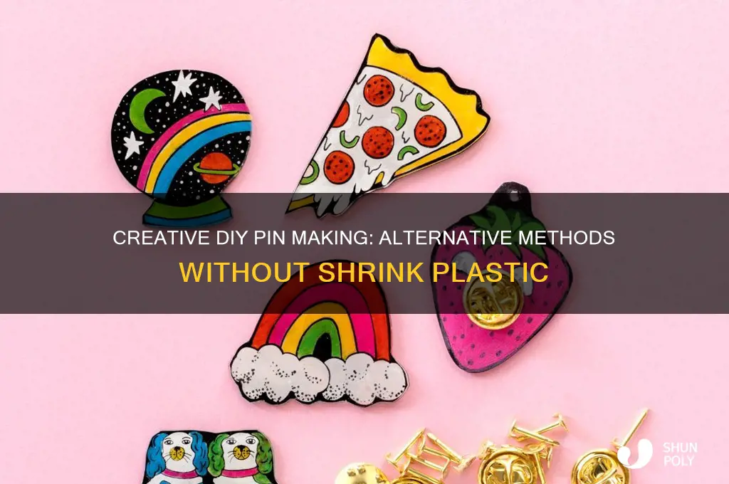 how to make diy pins without shrink plastic