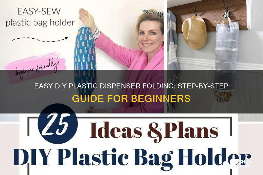how to make diy plastic dispenser folding