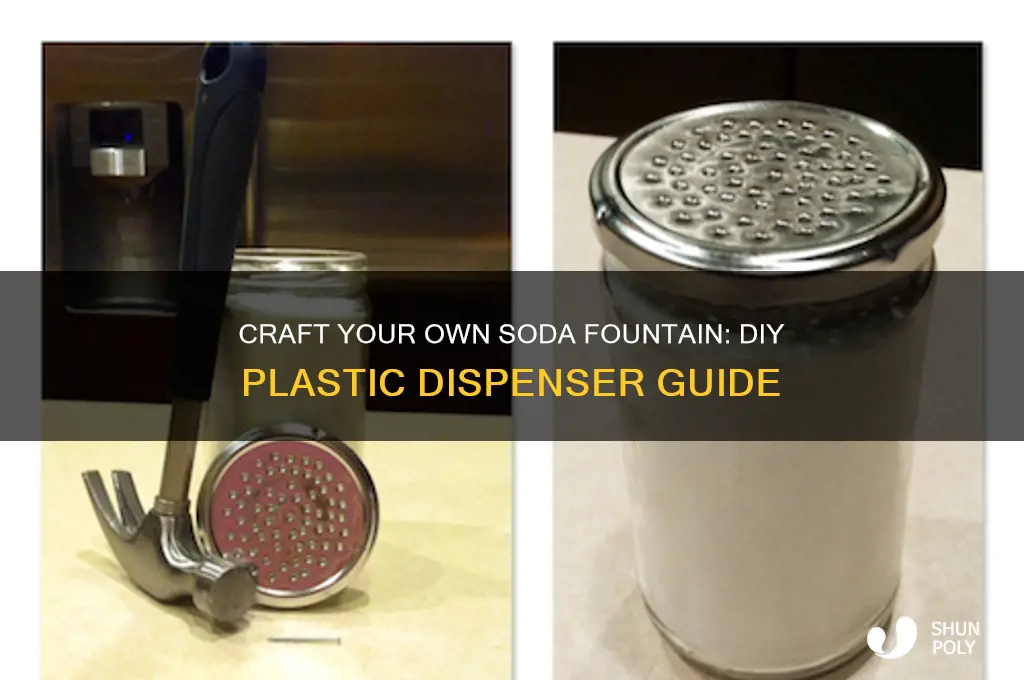 how to make diy plastic dispenser soda